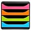 Black/Harlequin (Multi-coloured)