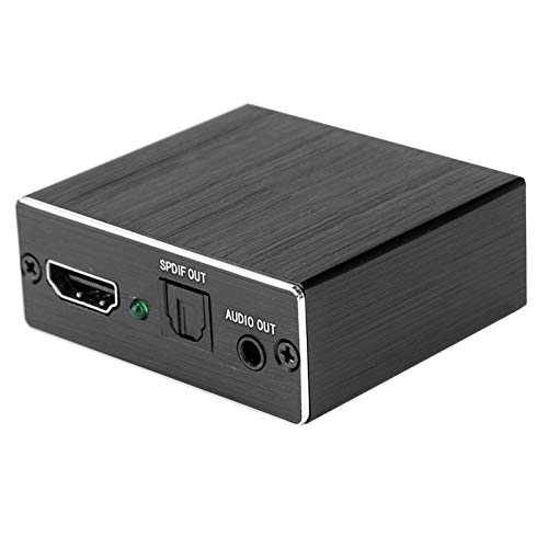 Yinhing Splitter di Estrattore Audio, Adattatore Convertitore Audio, Estrattore Audio 4K X 2K 1.4, Estratto Segnale Audio per Dispositivi HCMI 1.4b, Trasmissione Regolare