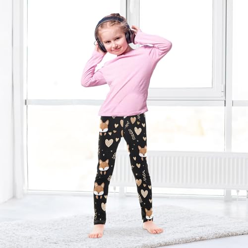 Girls' Leggings Cute Fox Kids Yoga Tights Pants 1 Pack 208591534