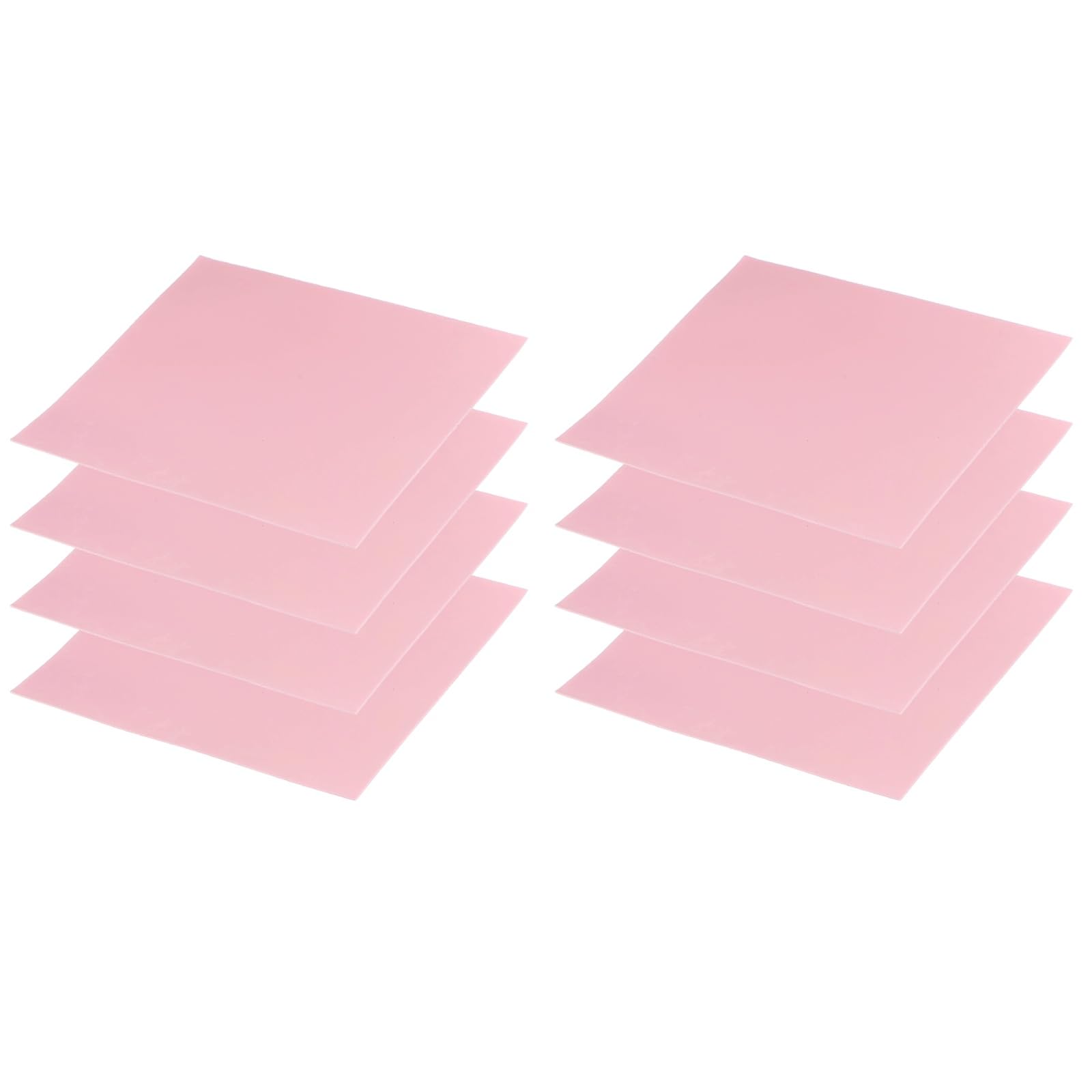 PATIKIL Thermal Pads 100x100x0.5mm, 8 Pack Silicone Cooling Thermal Pad for CPU GPU IC PCIe M.2 2280 SSD NVMe Heatsink, Pink
