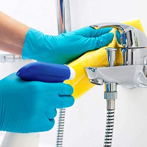 Basic Medical Blue Nitrile Exam Gloves, XS - Latex-Free & Powder-Free - NGPF-7000(Case of 1,000), X-Small - Thumbnail 4