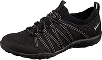 Skechers Women's Breathe-Easy First Light, Black, 9 US