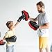 Cididu 2-in-1 Kids Punching Mitts Kick Pack Set, Boxing Mitts Focus Pad for Beginners, Durable Taekwondo Kick Pad, Adjustable Soft Shield Training Pad Set for Kickboxing Karate Muay Thai MMA Training