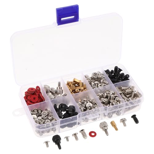 OSALADI 360piezas Tornillos para PC Tornillos de Repuesto para Ventiladores de Ordenador Hardware para Carcasas de PC para Armar y Reparar Ordenadores Portátiles