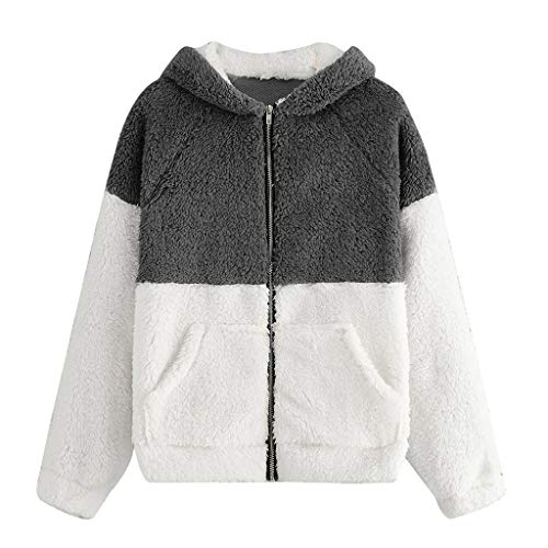 Women Full Zipper Hooded Sweatshirt Winter Hoodies Coat Fleece Hooded Pullover with Pocket Warm Hooded Jacket