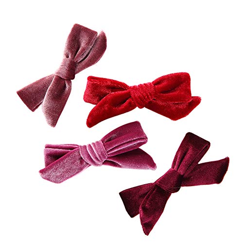 Velvet Bow Hair Clip Knotted Soft Hair miniatura 3