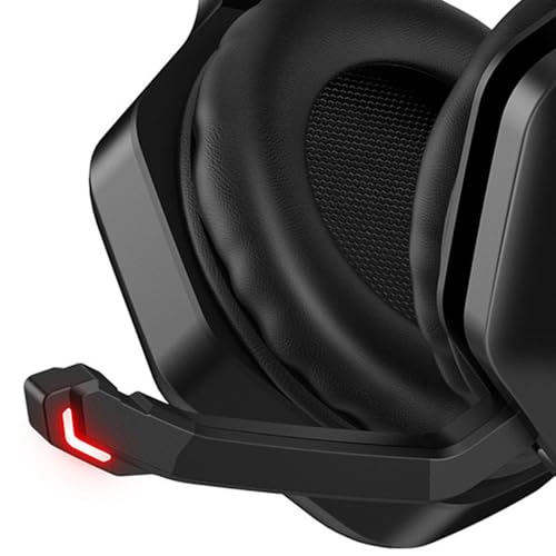 Auriculares para juegos con graves potentes K10 Pro Negro y aislamiento acústico para PC 7