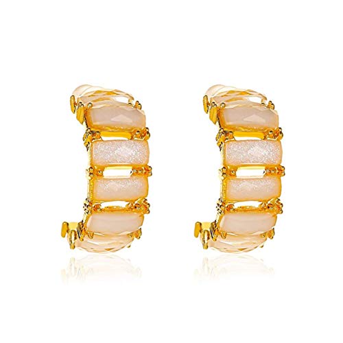 Boucles d'oreilles en C légères et anti-allergies pour tous les jours