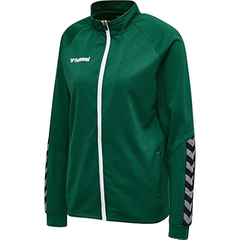 Chaqueta deportiva hummel hmlAUTHENTIC WOMEN POLY ZIP EVERGREEN Talla S Cover