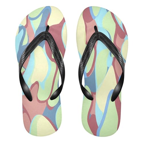 STAYTOP Colorful Colors Flip Flops Sandals of Men's & Women's,Sandals Beach Slippers Shower Slides