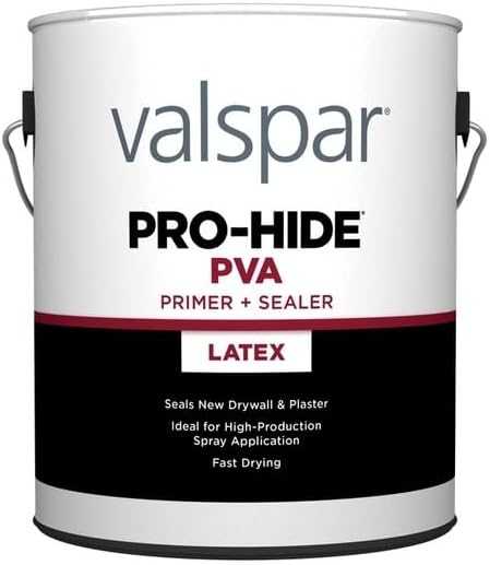 Valspar 91112 White Pro-Hide Interior Latex PVA Primer & Sealer, 1 Gallon