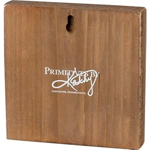 Primitives by Kathy Home Décor Block Sign - Precious Lamb in field of flowers Primitives by Kathy Home Decor Block Sign Precious Lamb in field of flowers