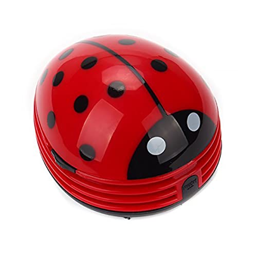 Mini Desktop Dust Cleaner Ladybird Design Home Office Dust Desktop Collector Sweeper Table Vacuum CleanerMini Desktop Dust Cleaner Ladybird Design Vacuum Cleaner Home Office Desktop Dust Collector