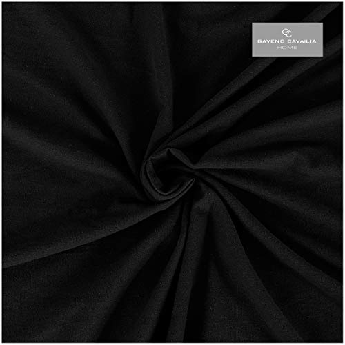 GC GAVENO CAVAILIA Luxury Flannel Plain Fitted Sheet, 100% Brushed Cotton Easy Care Bedding Accessory - Image 3