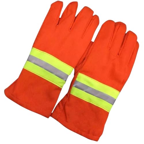 Guantes de rescate NUOBESTY antideslizantes: máxima protección térmica para bomberos