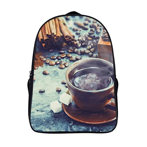Cartable de mode café 3D contre les affaires froissées pour un transport scolaire confortable