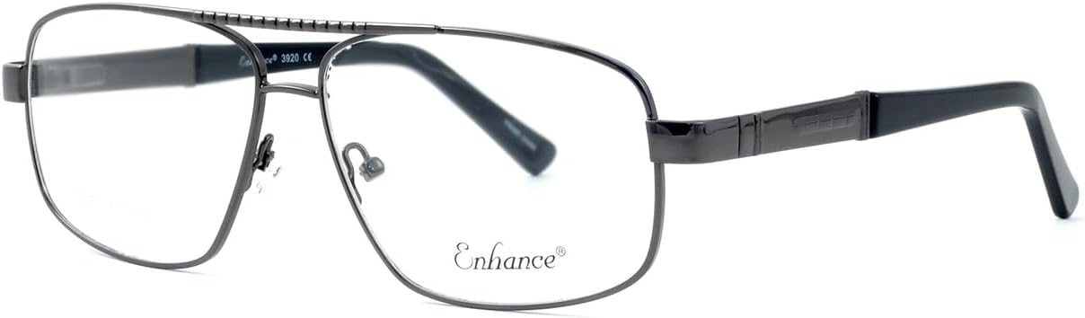Calabria Enhance 3920 Pilot Reading Glasses +0.50 Gun Metal Grey Black Men