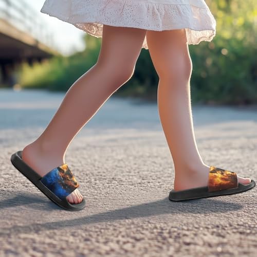 Howilath Children's Sandals Casual Non-Slip Slides Unisex Kids Slippers Bathroom Shower Shoes with EVA Sole4
