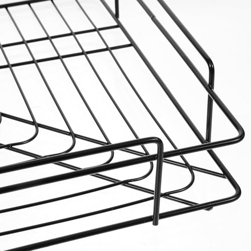 Estante triangular de pared de hierro resistente para organizar esquinas de 90° en cocina 4