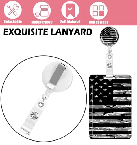 Enrouleurs de badges rétractables anti-perte à cordon extensible robuste