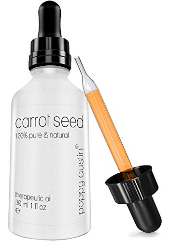 Pure Carrot Seed Oil for Skin & Hair - Vegan, Cruelty Free, Natural & Eco Friendly - Hand Made, Cold Pressed & Finest Grade Essential Oil, 1 oz