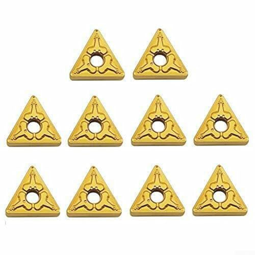 Honseadek Indexable Boring Bar Turning Tool Holder with 10 Tnmg331 Carbide Inserts for Cnc Lathe Right Hand S16q-mtjlnr16 5 over 8 Shank for Tin Coated