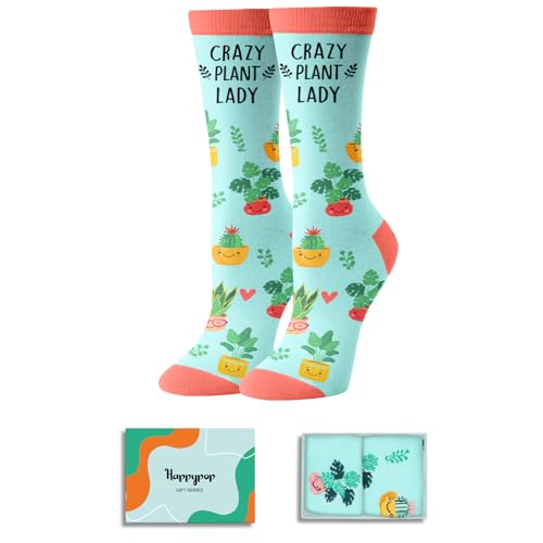 HAPPYPOP Plant Gifts For Women - Plant Socks, Gift For