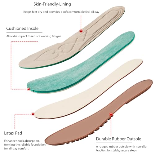 Image of Reimferce Women Comfortable Casual Flats: Lightweight & Anti-Slip for Outdoor Walking - Soft Insole & Breathable Knit for Confidence - Women 25-45