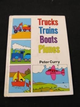 Hardcover Trucks Trains Boats Planes Book