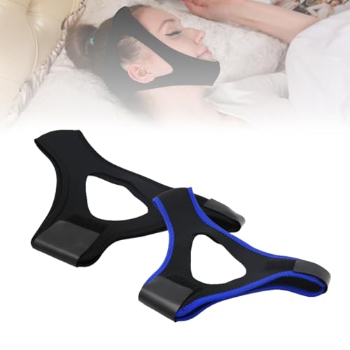 2PCS Veralabs Airflow Jaw Strap, Jaw Strap for Sleeping Close Mouth, Chin Strap for Sleeping, Sleep Mask Chin Strap, Breathable 