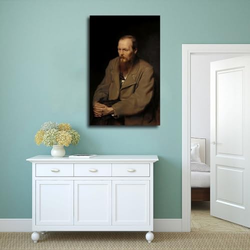 Cadre à suspendre Dostoevsky avec impression sur toile haute définition - 4