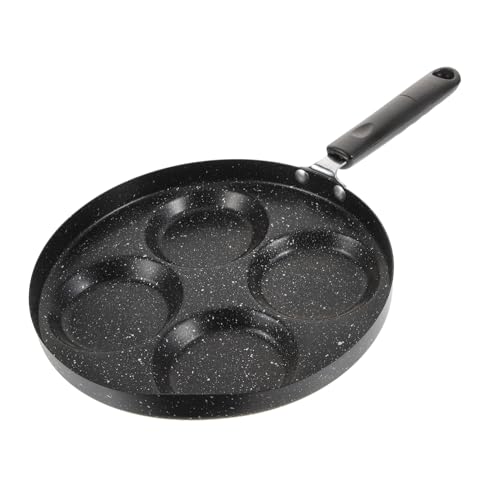 GRIRIW 1Pc Cup Nonstick Omelette Egg Frying Pan with Compartments for Cooking Eggs and Pancakes Kitchen Gadget for People and Energy Saving Design
