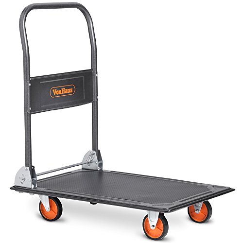 VonHaus Folding Platform Trolley 150kg