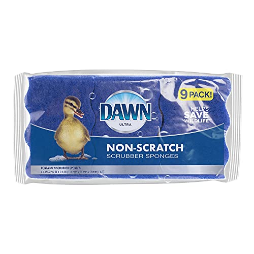 Dawn Non-Scratch Kitchen Dish Sponges Blue (Pack of 9)