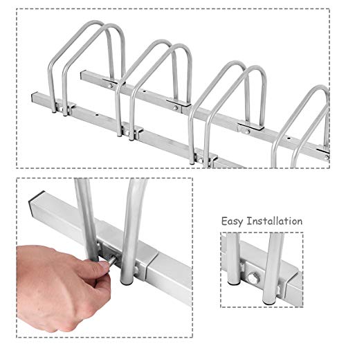 6 Bike Rack Bicycle Stand Garage Parking Storage Organizer Cycling Rack #TOP4