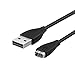 Getwow Fitbit Charge HR Charger, Getwow Replacement USB Charger Cable for Fitbit Charge HR Wireless Activity Wristband (Black)