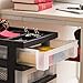 IRIS Medium 6-Drawer Cart with Organizer Top, 1 Pack, Black