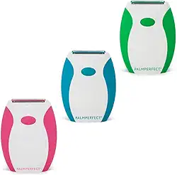 CLIO Barbeador Elétrico Feminino Palmperfect – Aparador De Biquíni Molhado E Seco Para Mulheres – Barbeador Elétrico Sem Fio Para Pernas Axilas Rosto (Cor Pode Variar)