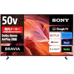 Amazon | 【セット買い】ソニー 50V型 4K 液晶 テレビ ブラビアKJ 
