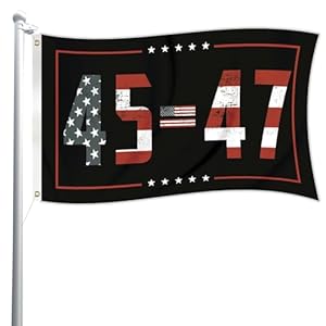 Trump 2024 45 47 Flag 3x5Ft Vintage American Banner Decoration 100D Polyester Garden Yard Sign Outdoor Flag
