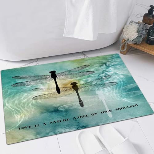 Alfombrilla de baño duradera de microfibra premium con estampado de pepitas en salsa 5
