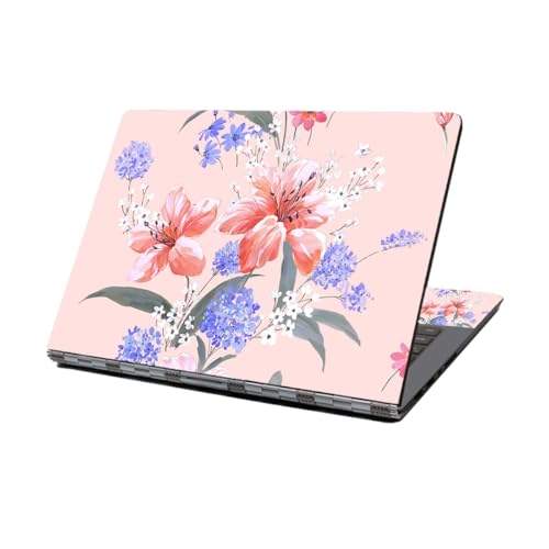 Vinilo personalizado para laptop con flores: expresa tu creatividad y dale color a tu rutina