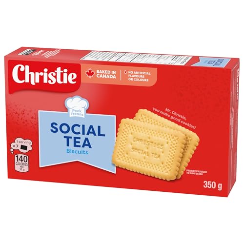 Christie Peek Freans Social Tea Cookies, 350g/12.3 oz {Imported from Canada}
