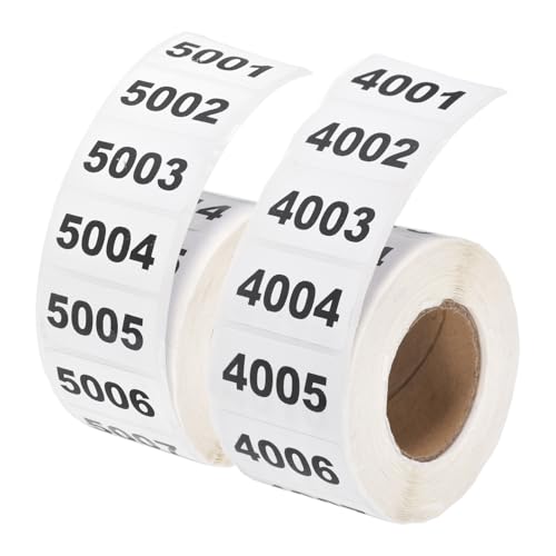 Étiquettes de numéro d'inventaire pour optimiser le classement et l'organisation du rangement