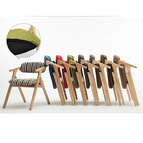 Chaise pliante en bois massif rouge DASHADAO - 4
