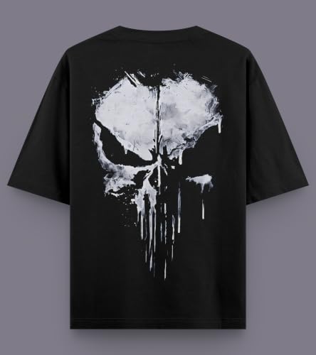 Image of Black Jackal | Premium Oversized Unisex T-Shirt | Marvel-Inspired Graphic Tee | 100% Bio-Washed Cotton | 240 GSM Fabric