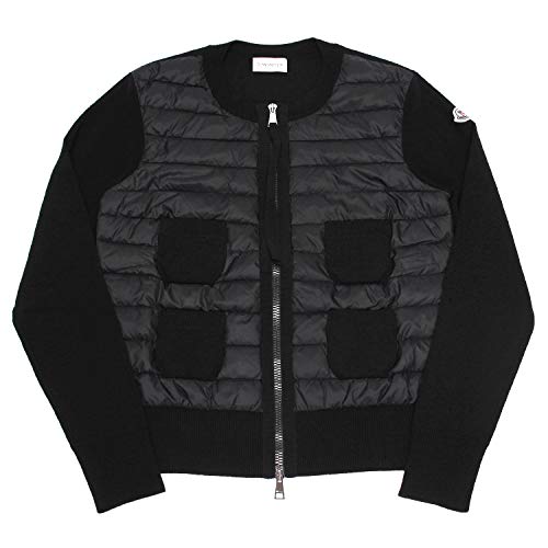 (モンクレール)MONCLERウールダウン コンビネーション ブルゾン【ブラック】9B51000 A9018 999『サイズ：XL』 [並行輸入品]
