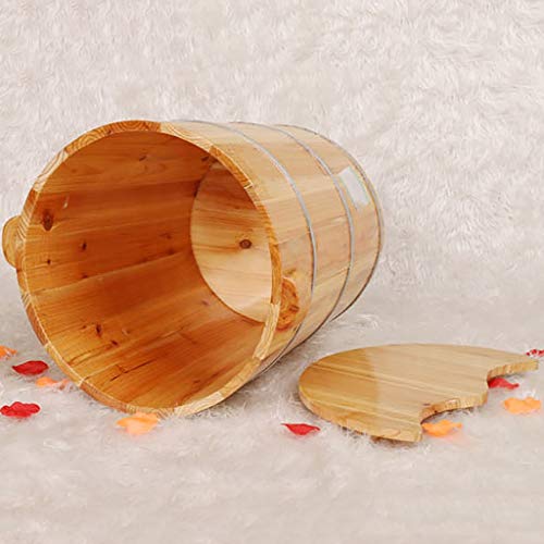 Cubeta de masaje y spa para pies BABYCE de madera miniatura 4