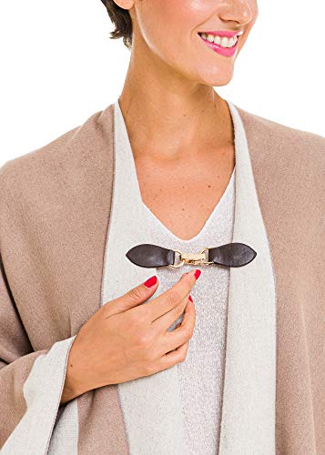 Image of Clip Holder Buckle Clasp Pin for Poncho Cape Cardigan Wrap Shawl Accessories