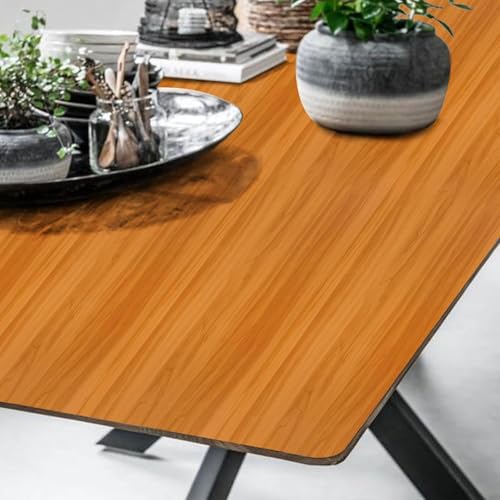 Image of KBR Self-Adhesive Light Wooden Paper Stickers Oil Proof and Waterproof, Kitchen Backsplash Luxurious Living Room Bedroom Furnishings for Interior and Exterior (45 x 500 cm, Pack of 1)